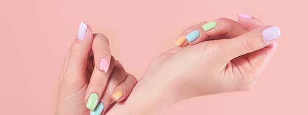 susansay multi color nail polish