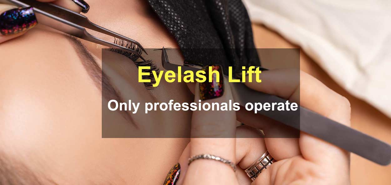 lash lift and tint supplies